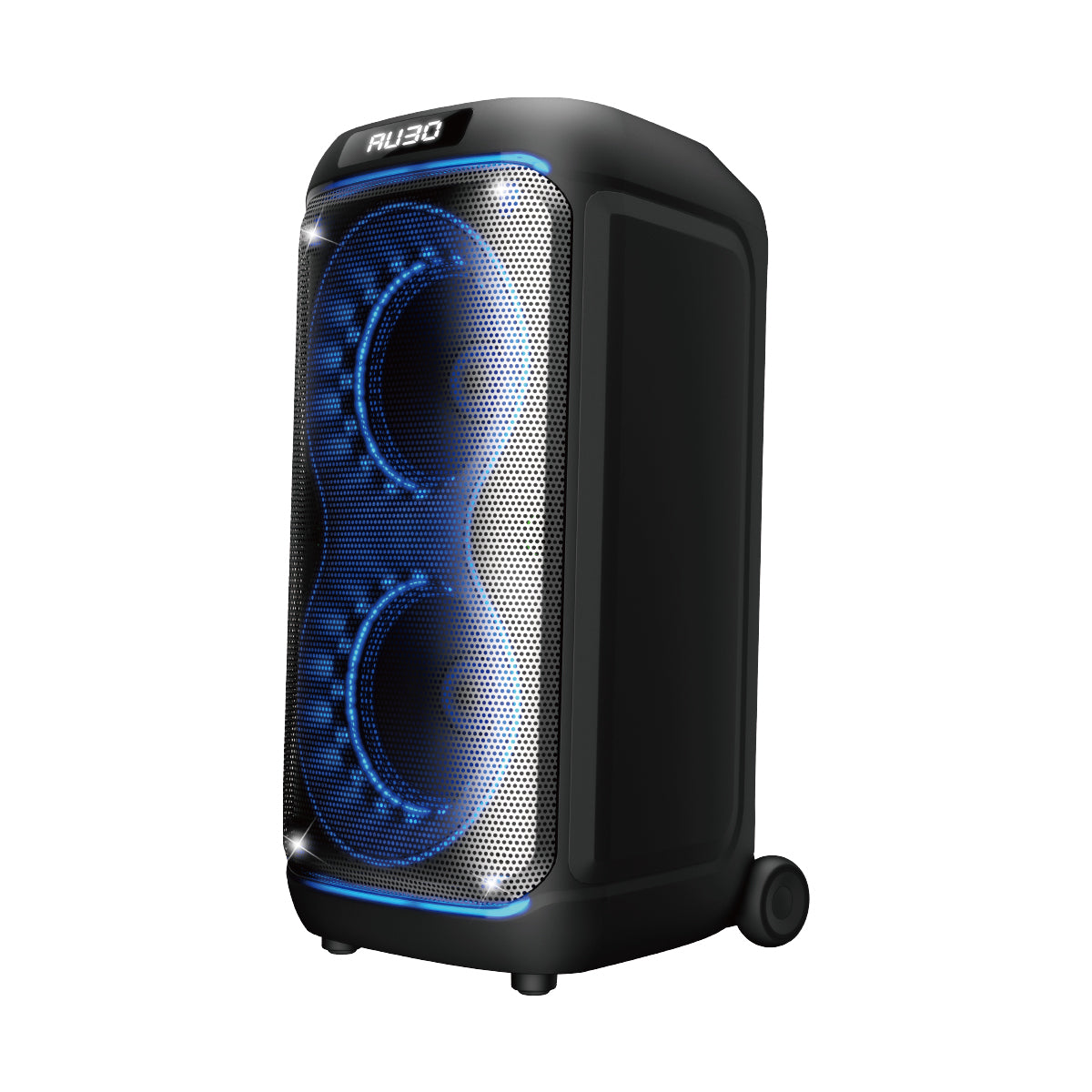 RS-BS288 Dual 8" Portable Party Speaker with LED Lighting & TWS
