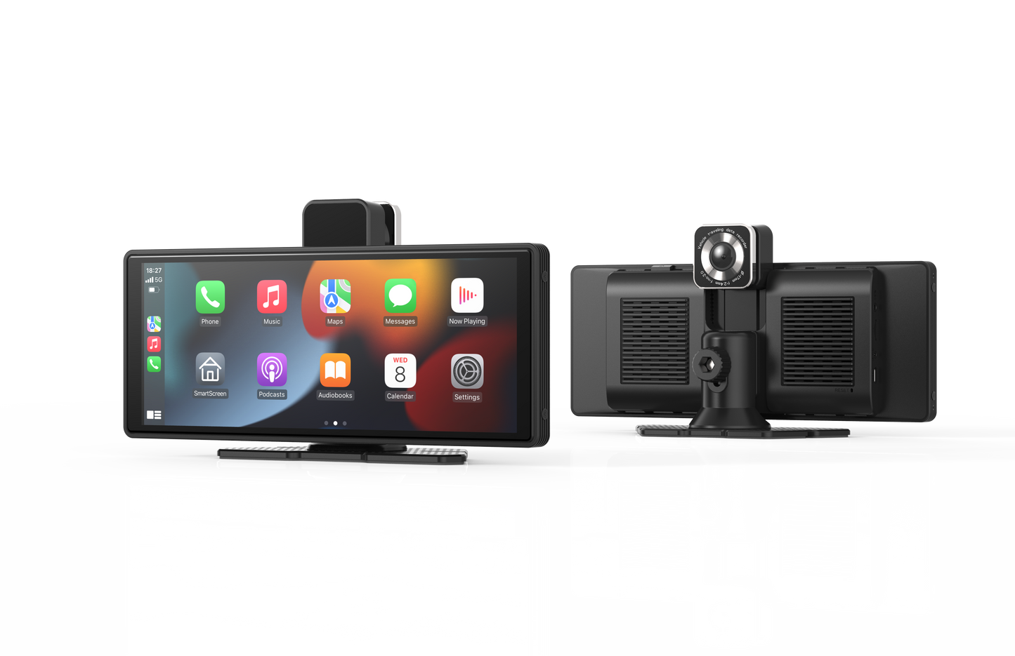 KTX 10.26" Portable CarPlay & Android Auto Display – 4K Dash Cam
