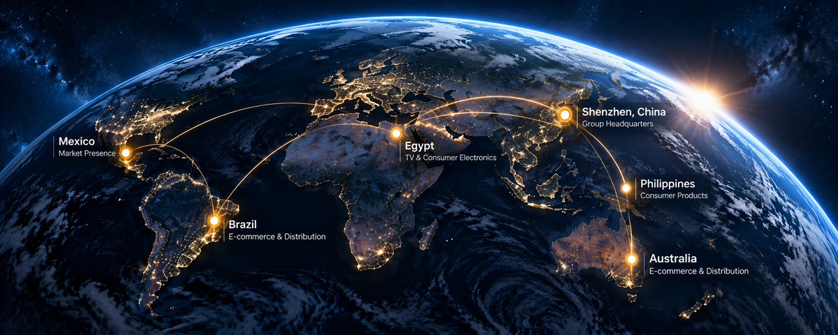 Earth from space representing HGV TECH global market presence