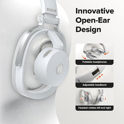 RCA Bluetooth Over-Ear Headphones, 40H Playtime