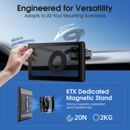 KTX 7" Portable Wireless CarPlay Touch Screen