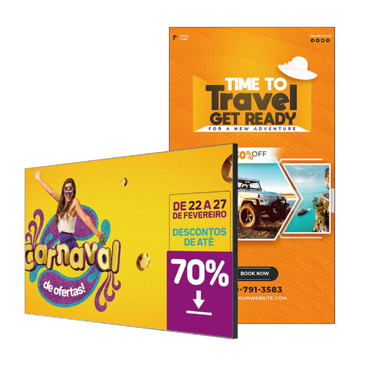 Premium Digital LCD Display – Wall-Mounted Commercial Signage
