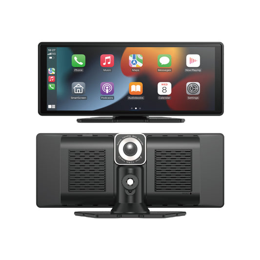 RA-M1026C Smart Car Display with Dual 1080P Cameras & Wireless CarPlay