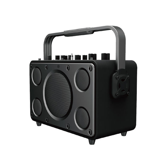 RS-BY52 Portable Retro Bluetooth Speaker with 4 Drivers & Type-C Charging