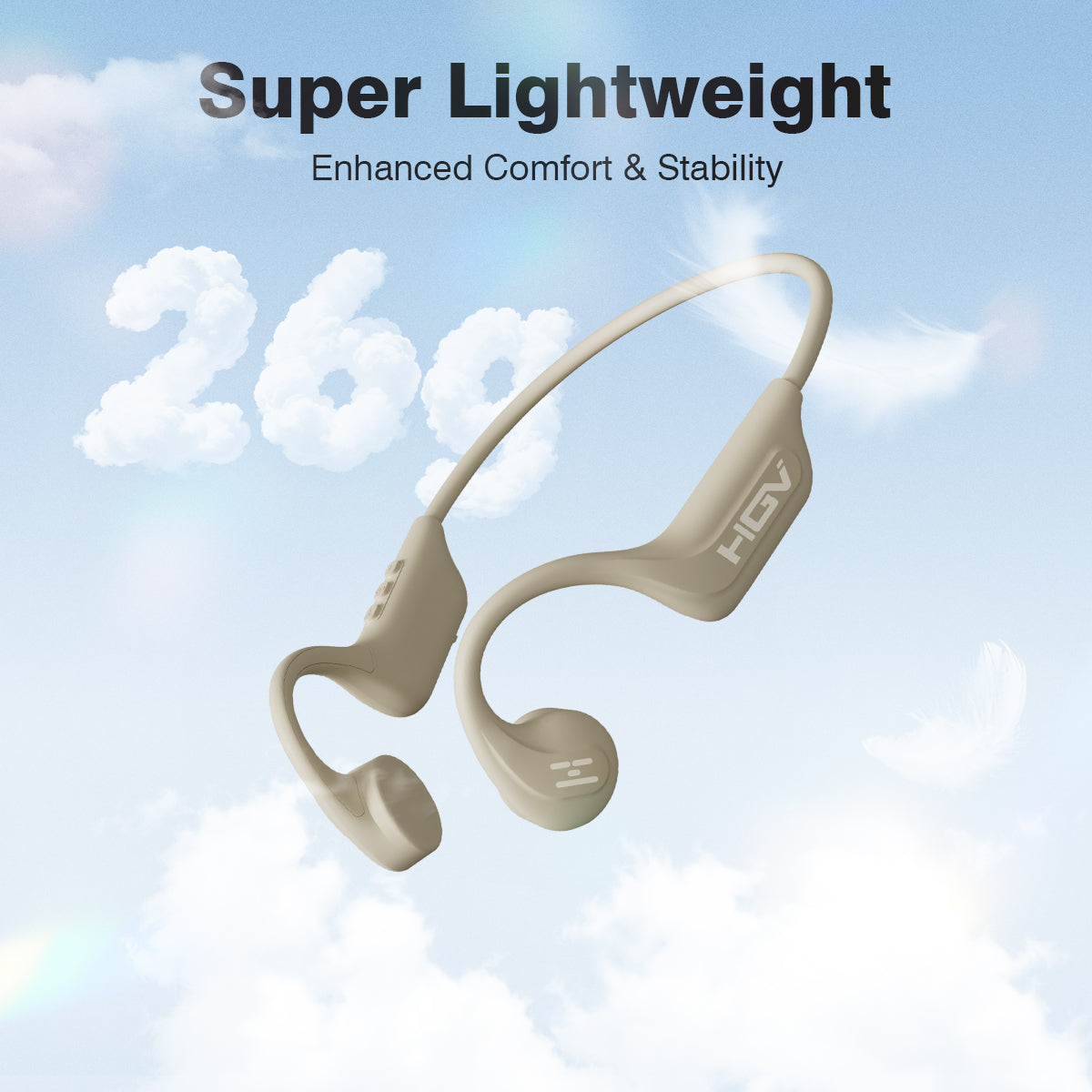 Open-Ear Bone Conduction Bluetooth Headphones for Sports