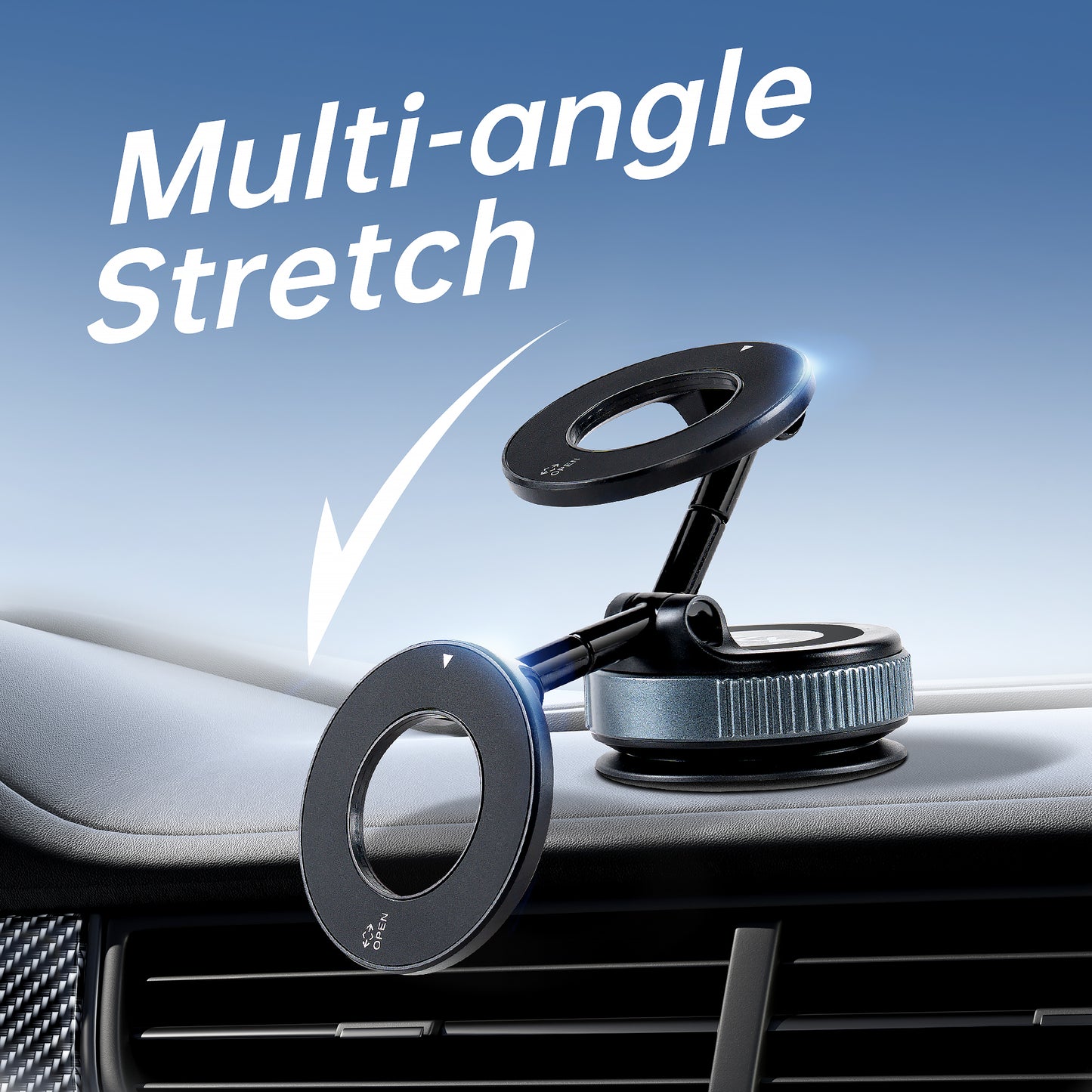 KTX Magnetic Car Phone Holder – MagSafe Compatible, 360° Adjustable