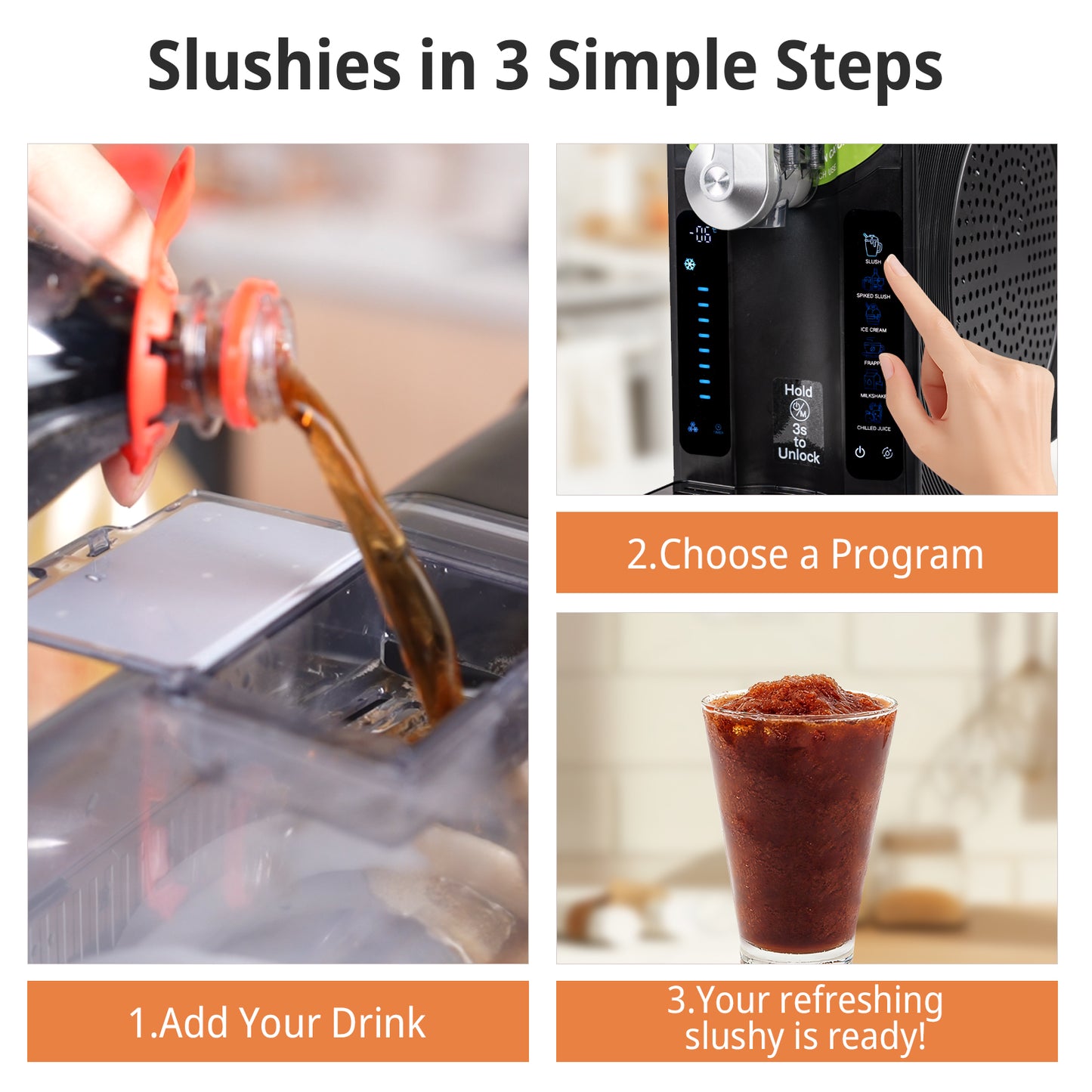 KTX 6 IN1 Slushie Machine