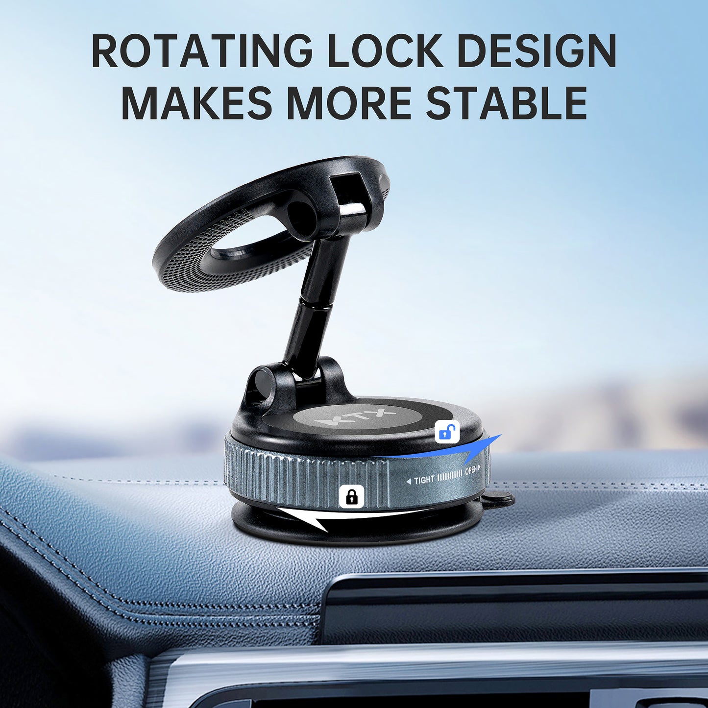 KTX Magnetic Car Phone Holder – MagSafe Compatible, 360° Adjustable