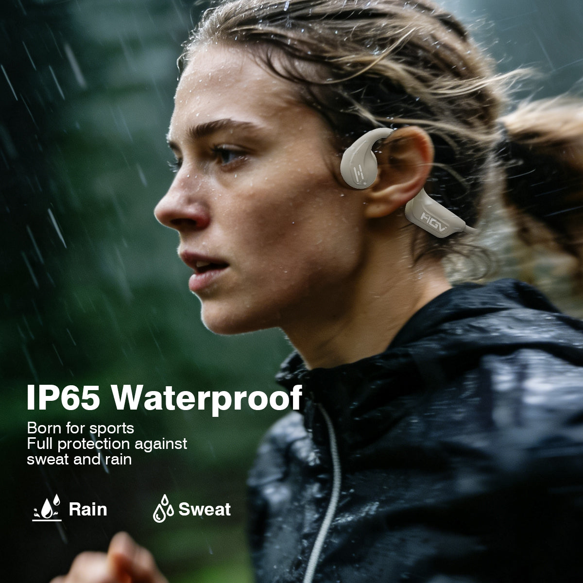 Open-Ear Bone Conduction Bluetooth Headphones for Sports