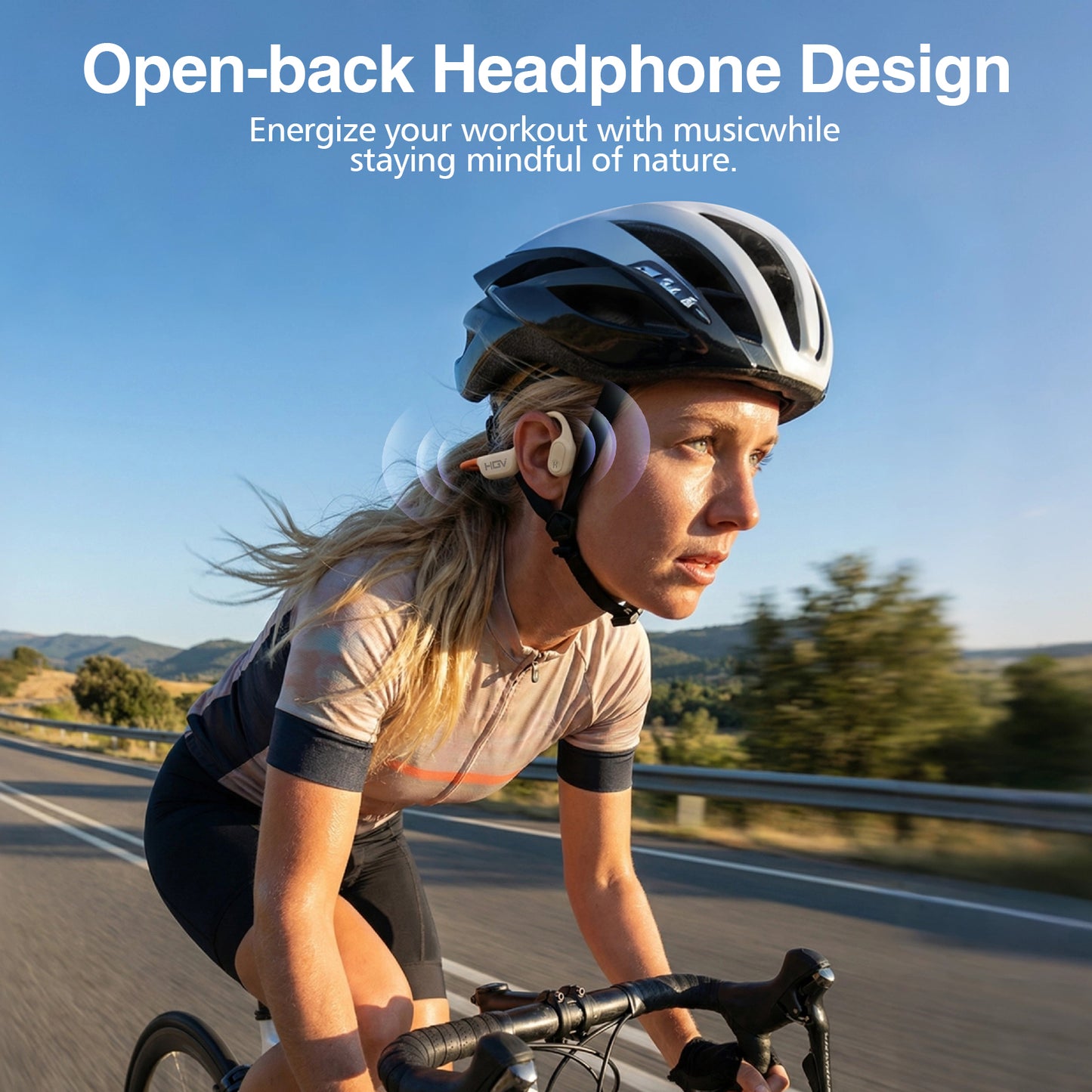 Open-Ear Bone Conduction Headphones for Swimming & Running