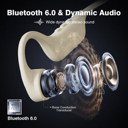 Open-Ear Bone Conduction Bluetooth Headphones for Sports