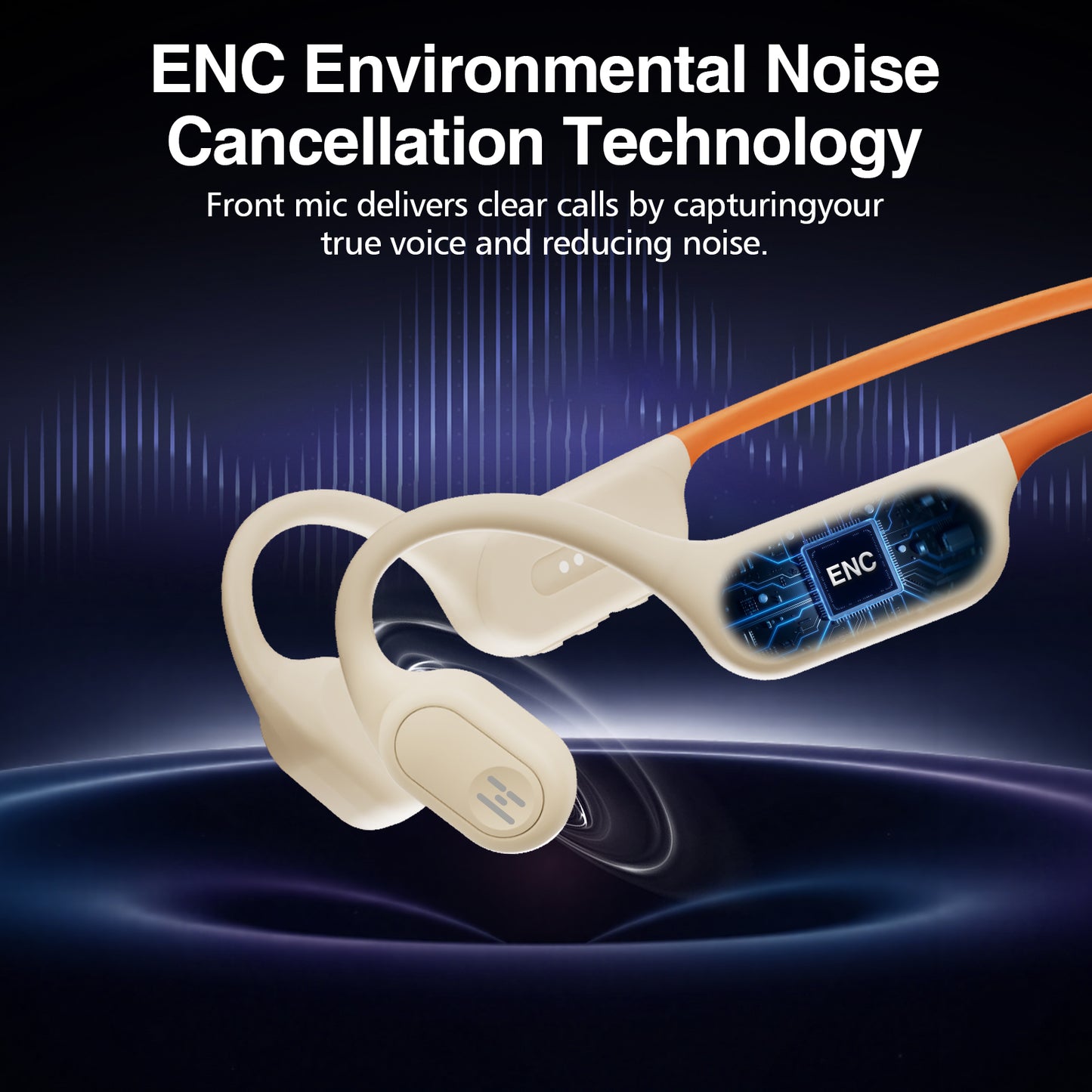 Open-Ear Bone Conduction Headphones for Swimming & Running