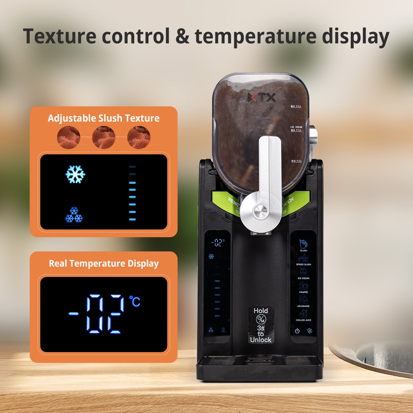 KTX 6 IN1 Slushie Machine